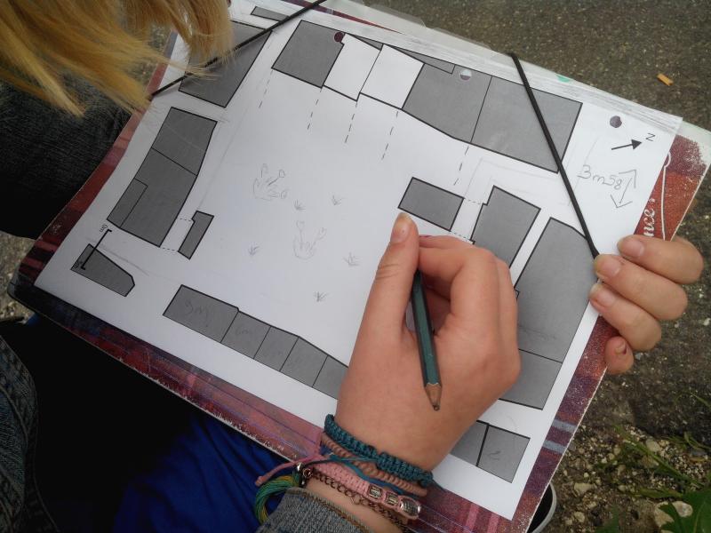 10 - Relevé sur site par les collégiens