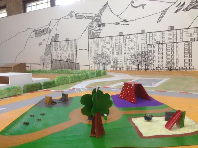 10- Les enfants du centre de loisir ont apporté leurs idées dans la maquette