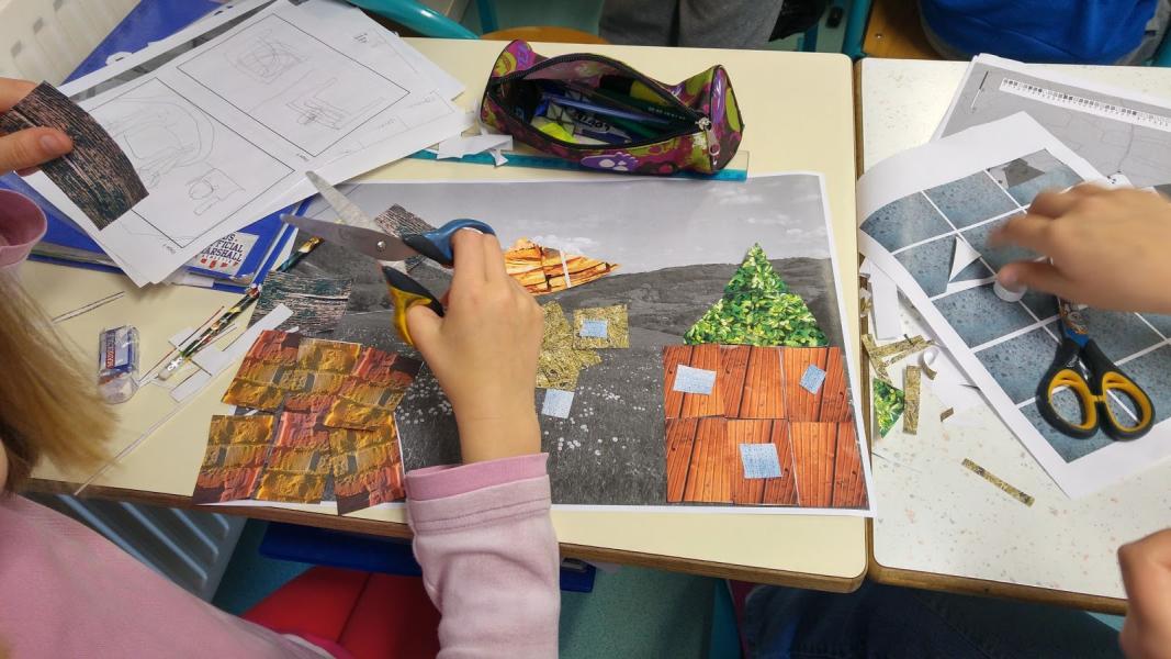 11- Les enfants représentent leurs idées pour leur commune