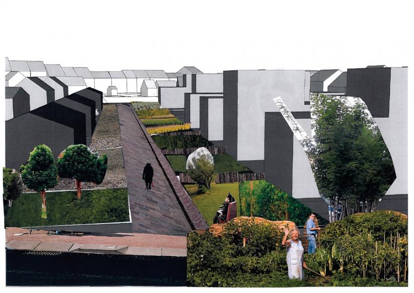 13- Des collages pour se projeter dans les ambiances du projet