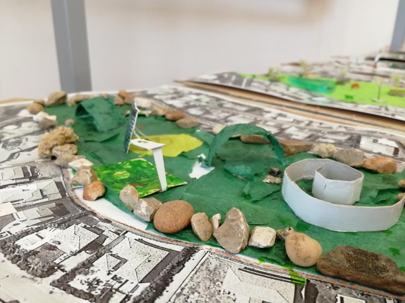 14- Réalisation de maquettes par les enfants