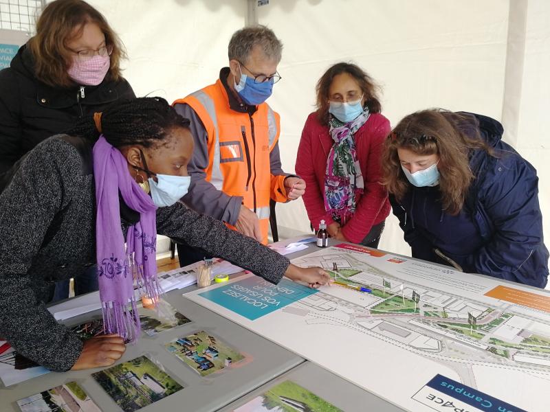3- Atelier participatif sur le parvis du B612