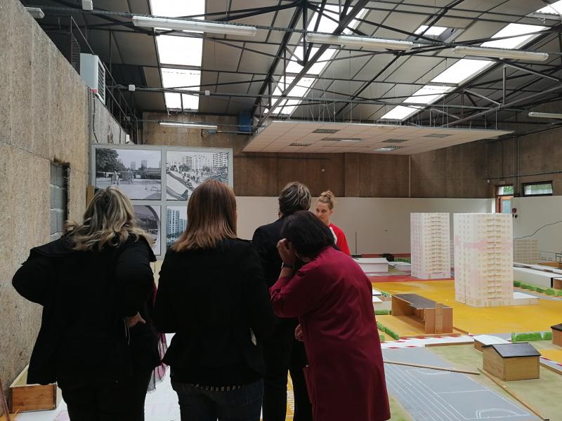 7- Début des visites dans la maquette