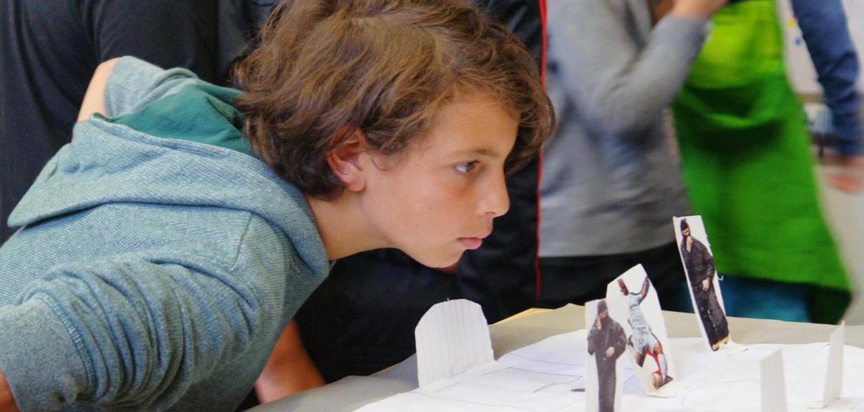 7- Les élèves des 4 classes découvrent les productions