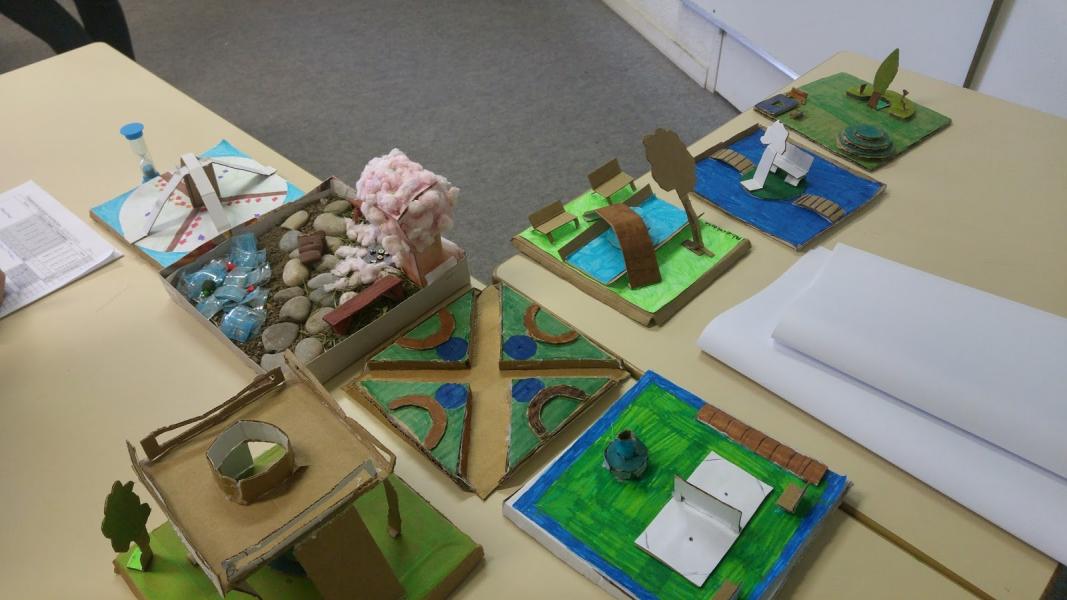 7- Les maquettes d'espaces collectifs et durables