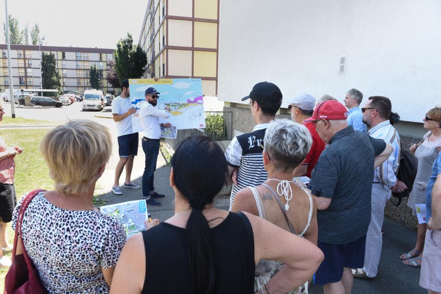 8- Arpentage du quartier pour présenter La Gauthière en 2030