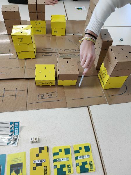 8- Partie animée en classe de collège