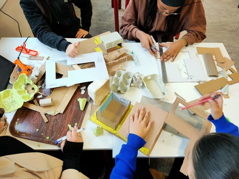 Utopia Lab 6, réalisation des maquettes collectives