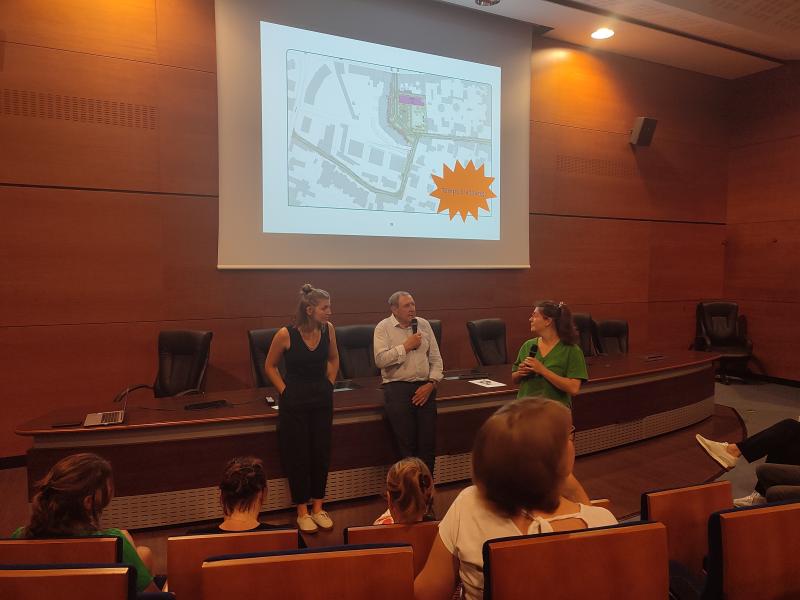 Restitution publique en présence du maire de la ville de Blagnac