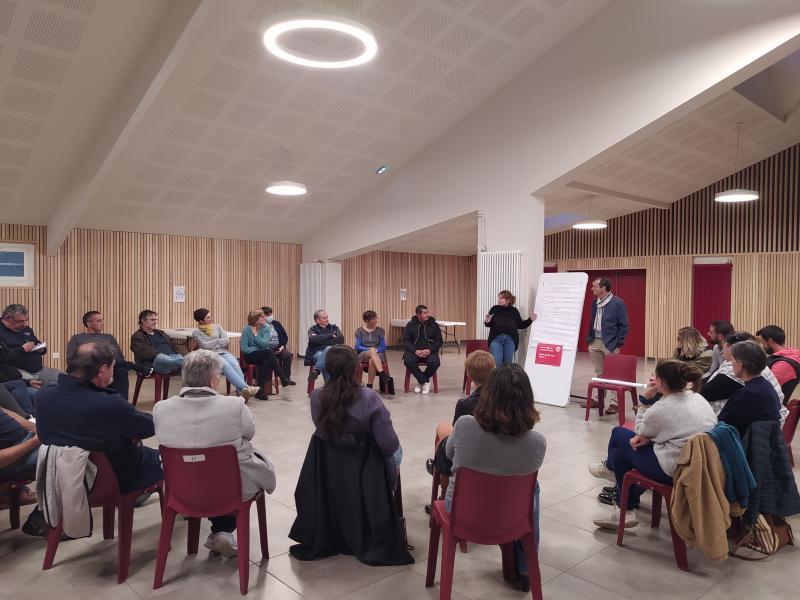 Atelier participatif avec le comité socio-économique de Jussac