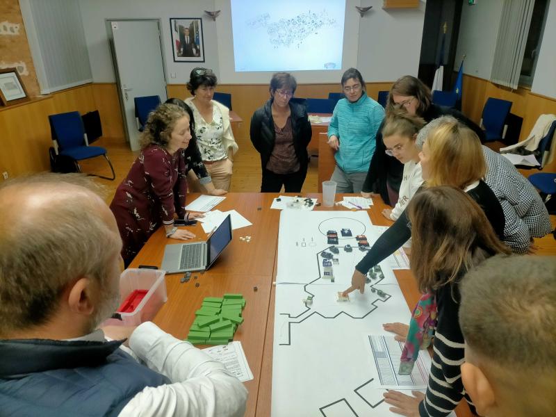 Atelier jeu avec le comité d'usagers