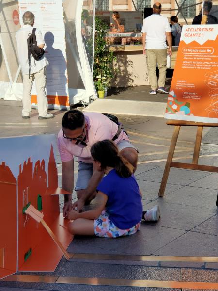 Fresque participative réalisée sur 2 jours