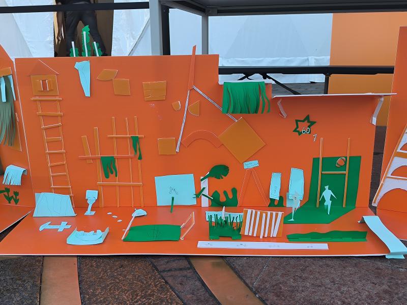 Fresque participative réalisée sur 2 jours